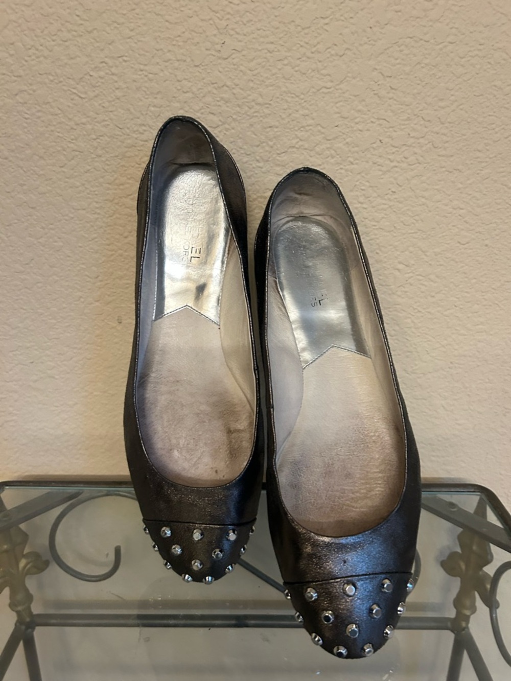 Michael Kors Studded Black Women’s Ballet Flats